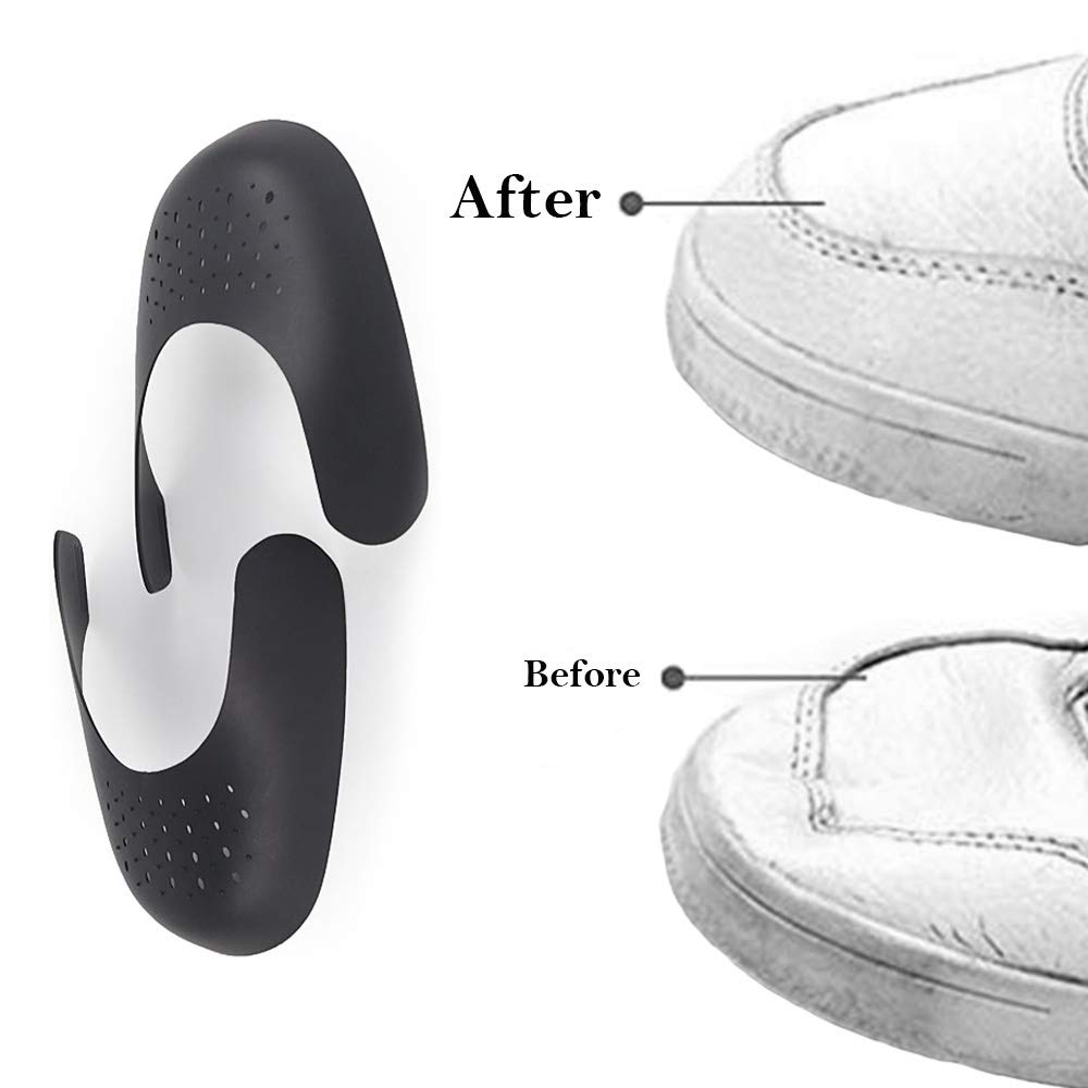 Los Protectores De Zapatillas De Deporte Previenen Las Arrugas Frontales, Contra Las Arrugas De Los Zapatos, Mejoran Los Pliegues .1 Pares