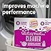 Lemi Shine Washing Machine Cleaner | Powered By Citric Acid | 100% Guaranteed Hard Water Cleaner | Compatible with Front & Top Load Washing Machines, 8 Count