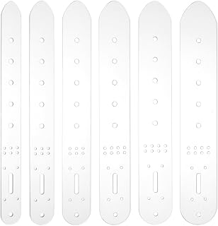 BENECREAT 6-Piece Belt Hole Template Set