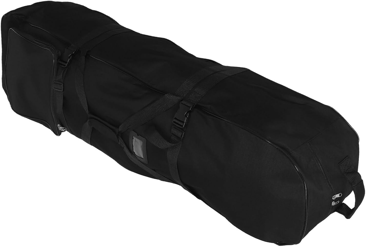 Golf Travel Bag Waterproof Golf Carrying Case Airline Approved with Rainproof Cover Black for Flight Storage and Protection