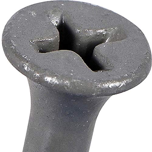 25 Piezas Tornillos para Deck Exterior #10 x 3-1/2 Pulgadas con Punta Phillips y Revestimiento Cerámico Gris, Resistente a la Corrosión para Madera de Exterior miniatura 7