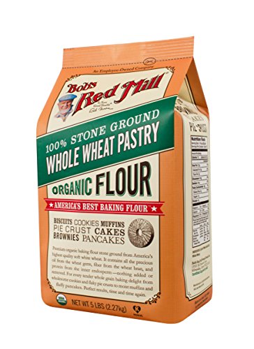 Bob's Red Mill, Organic Pastry Flour, Whole Wheat, 5 Lb #TOP4