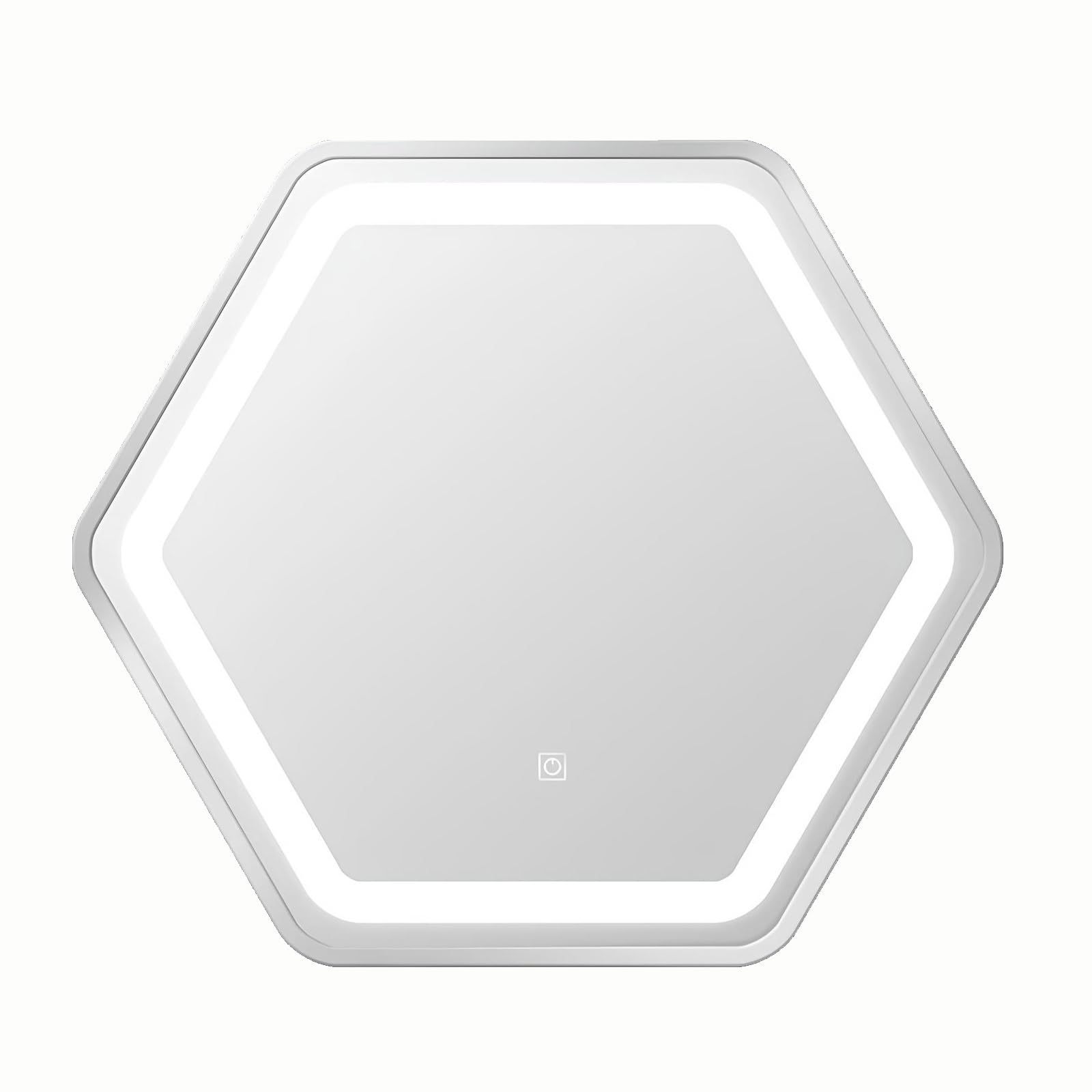 Espejo hexagonal LED: solucione la falta de luz en su entrada con este espejo de pared