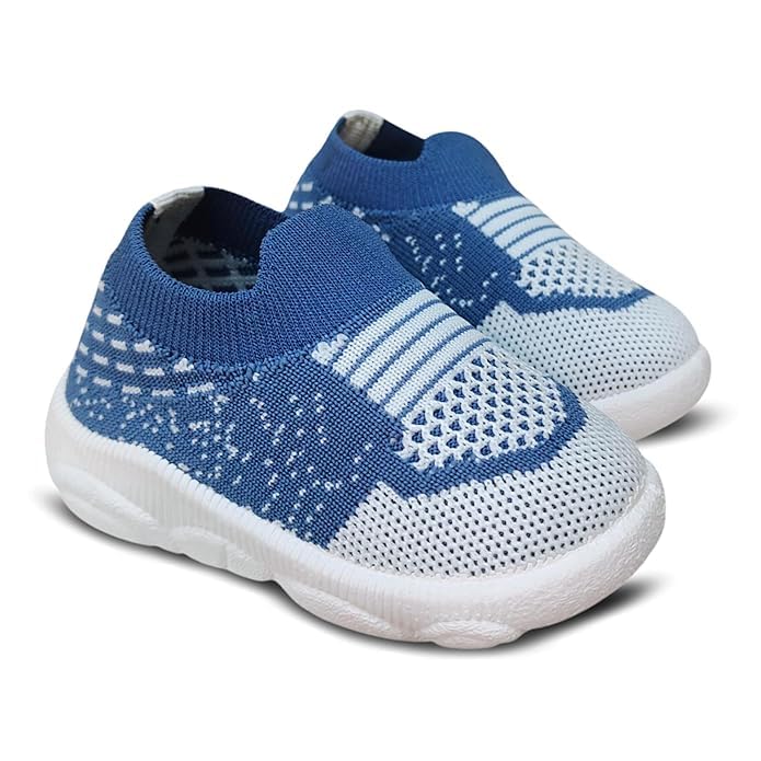 Image of Infant Shoes for Baby Boys & Girls | Musical Sound Walking Shoes | First Walker Shoes for Toddlers | Lightweight Breathable Knit Sneakers | Soft Sole Comfortable Slip On Shoes for Newborns, Babies & Kids