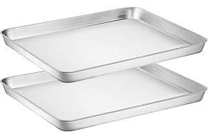 WILDONE Baking Sheet Set of 2 - 16 x 12 x 1...