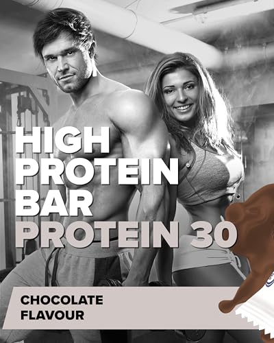 IronMaxx Protein 30 Eiweißriegel – Schokolade - 24x35g | High Protein Bar 30% Eiweiß, Low Carb & zuckerreduziert | Vitaminreicher Fitness Snack für Muskelaufbau & Diät