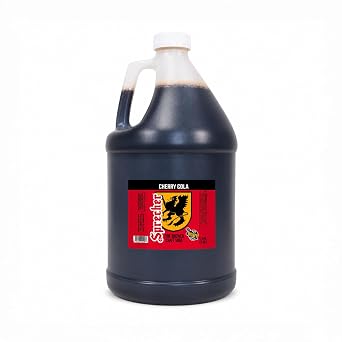 Sprecher Cherry Cola Soda Extract Syrup, Fire-Brewed Craft Soda Concentrate, Handcrafted Gourmet Flavor, Makes 5 Gallons, 1 Gallon Jug