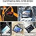 Robustes Tablet PC-HEIGAOLAPC Outdoor Industrielles Tablet 10,1” Wasserdicht IP67 Win 11 Pro, N4105, 8GB Ram, 128GB Rom, Sonnenlichtlesbares 1920x1200 IPS Display, 4G LTE, 8000mAh, HDMI, Type-C, RS232