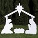 Outdoor Nativity Store Holy Family Outdoor Nativity Set (Standard, White)