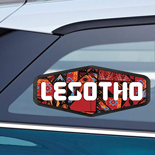Makoroni Lesotho South Africa South African, CAR Magnet-Magnetic Bumper Sticker 3.5x8 or 4.5x10 inc., DesI86