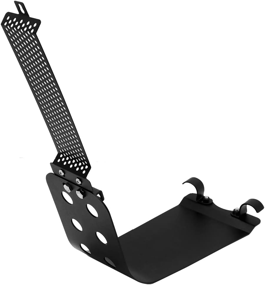 Motorcycle Engine Guard Bash Skid Plate Oil Cooler Cover for Triumph Bonneville T100 01-15, Bonneville SE 06-15, Thruxton 03-15, Scrambler 900 05-15, Steve McQueen 11-15 Black