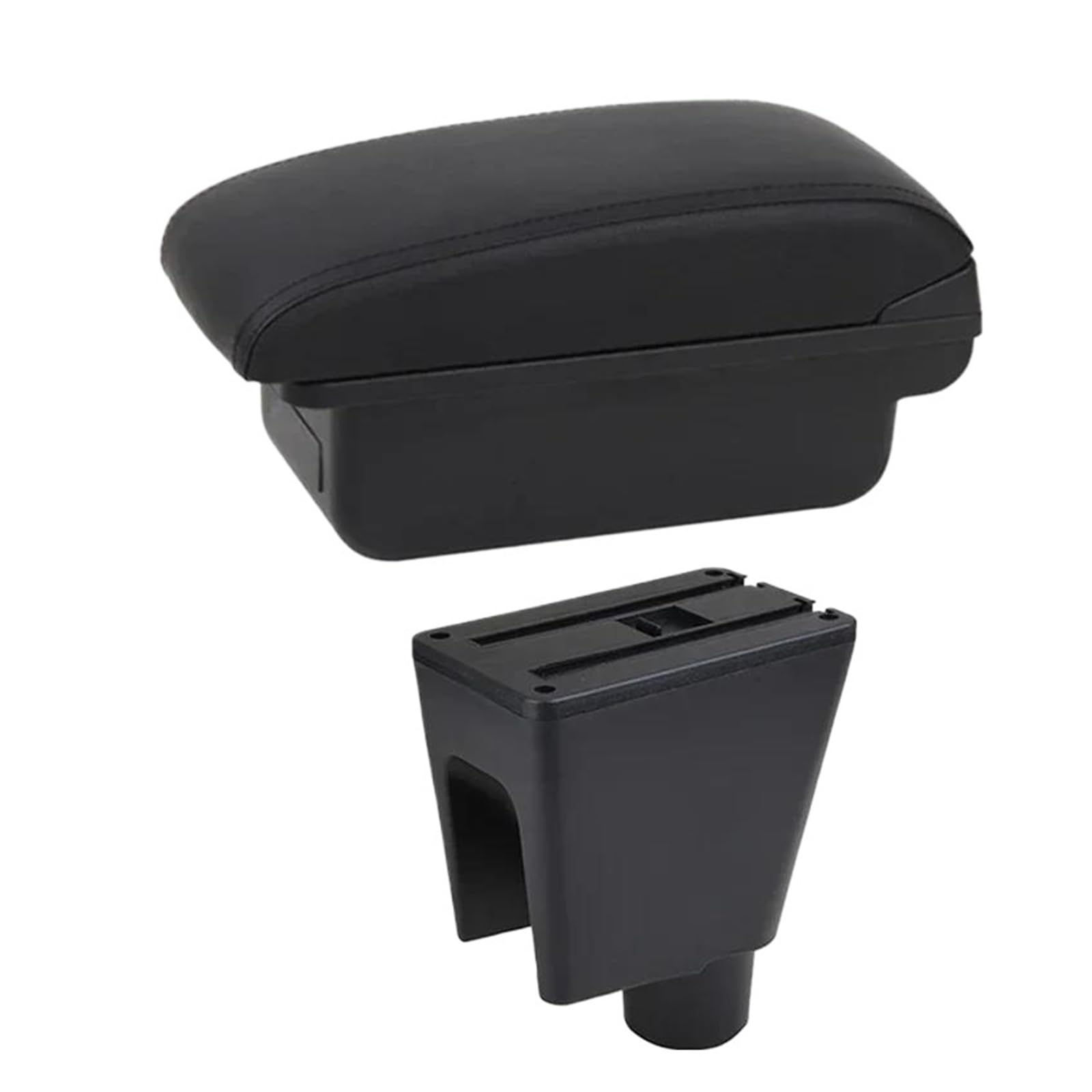 REOKIP Car Armrest Storage Box Interior Dedicated Retrofit For Chevrolet For Spark III For Aveo T200 Car Arm Rest Box(B1 Black Line)