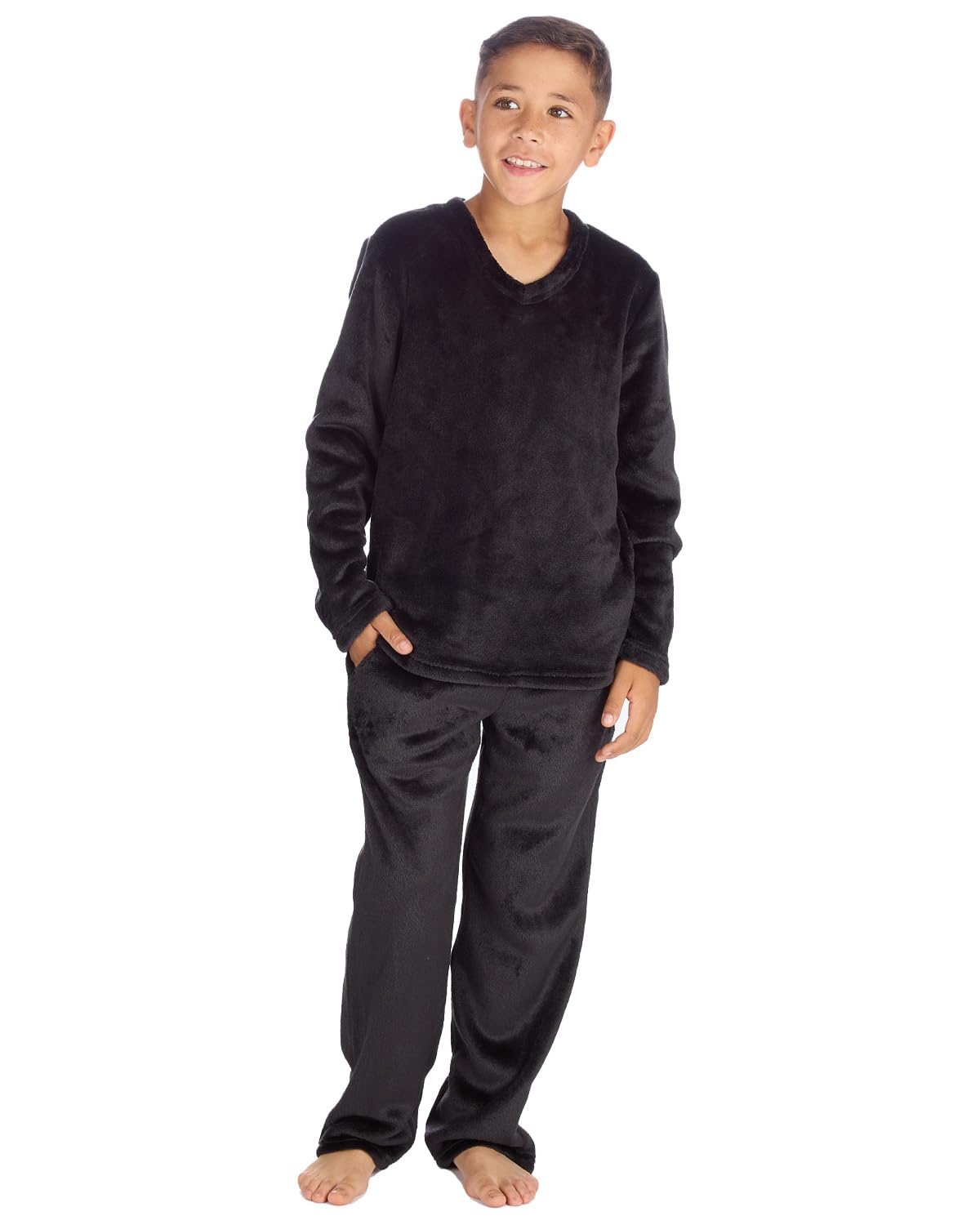 Undercover Boys Fleece Lounge Set 15C713 Black 9-10 Years