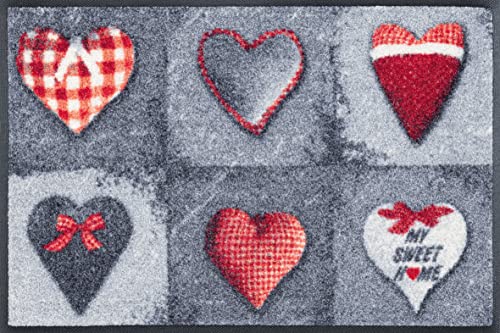 tappeto My Sweet Home 40x60cm adatto per interni ed esterni lavabile grigio