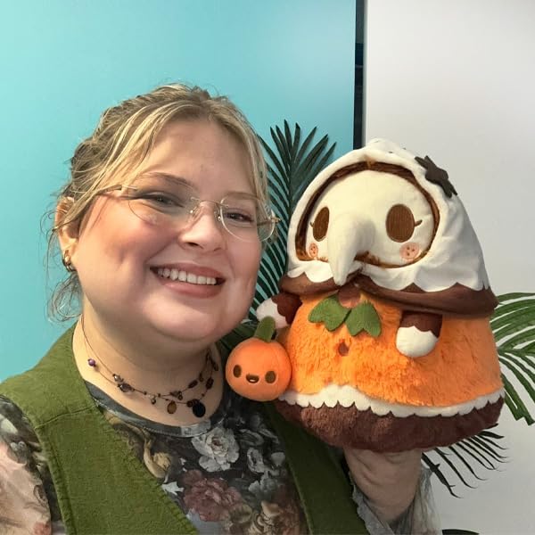 Squishable - Mini Pumpkin Spice Plague Nurse - The Mysterious Doctor Plague Collection - 9 in - Soft Toy Collectible Stuffed Animal - Image 4