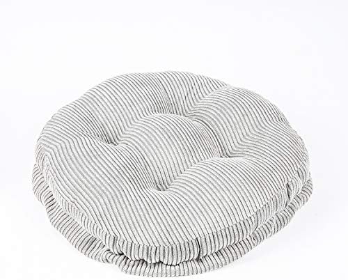 NuvoLe Home 12โ Round Bar Stool Cushion with Elastic, Padded to Give Your Old Stool a New Looking, Machine Washable