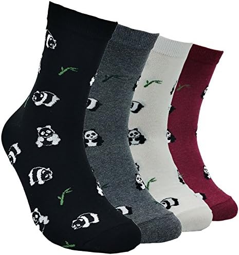 JJMax Men's Endangered Species Little Pandas Dress Socks Cotton Blend, Little Pandas, One Size