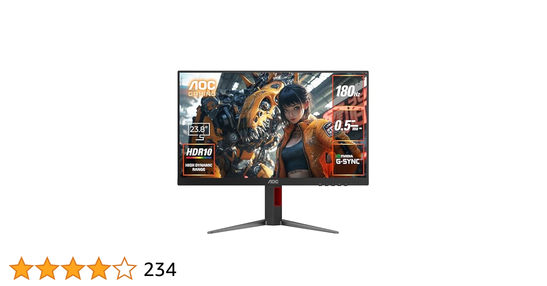 AOC 24G4/11 23.8 180Hz ほぼ未使用 24G4/11 23.8