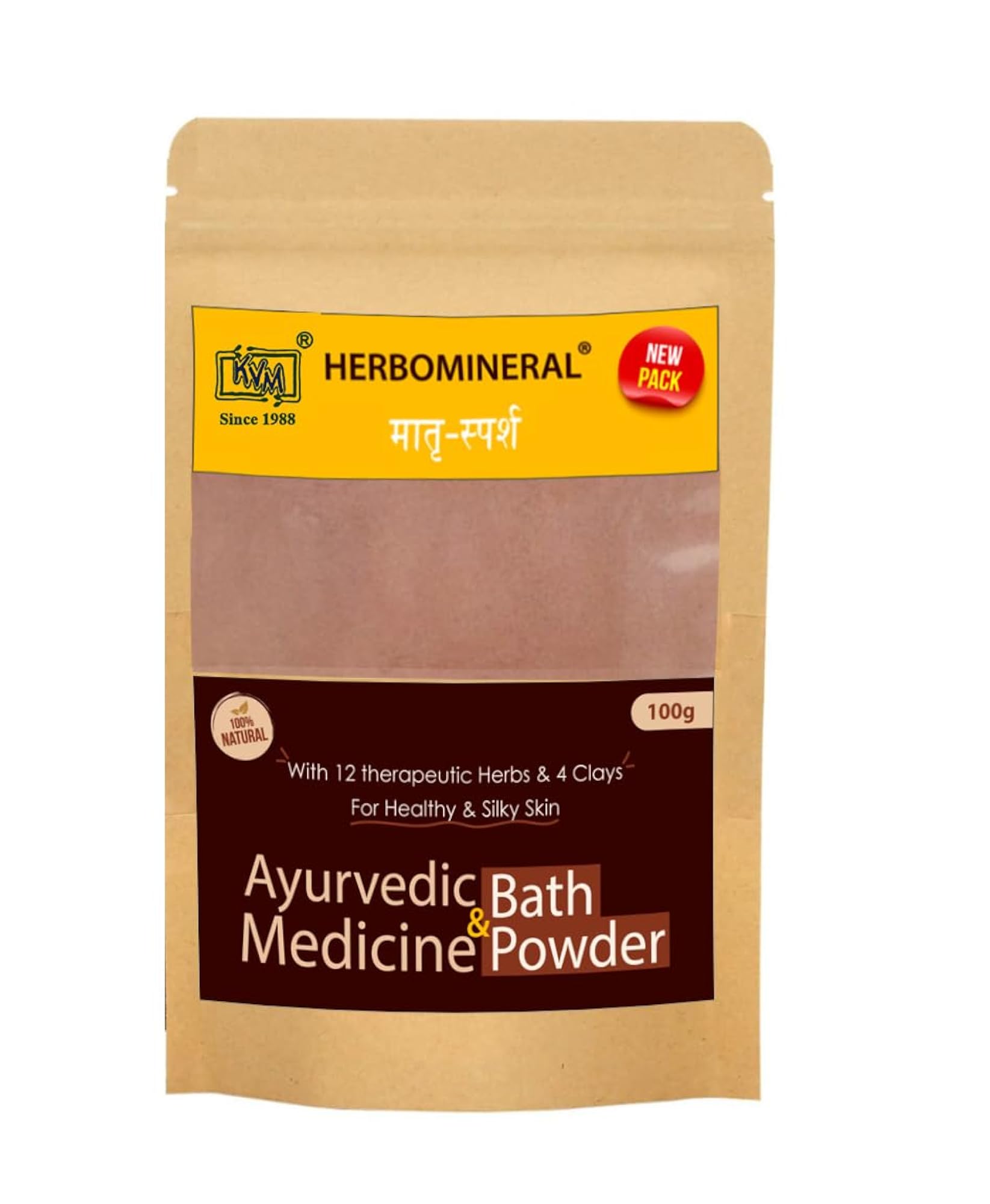 Ayurvedic Bath Powder & Detox Body Wash, Natural & Herbal