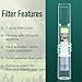 Disposable Dual-Core Spiral 25-Layer Tar Cigarette Filter - Coarse, Medium, Fine 3-in-1 Filtering - Hard Tip with Micropore Technology - Pack of 100 - Perfect for Men Birthday or Father's Day