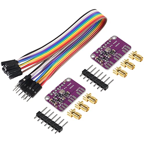 Aitiao 2Pcs Si5351 I2C Iic High Frequency Signal Generator Dc 3V-5V Cjmcu-5351 Si5351A Clock Generator Breakout Board 8Khz To 160Mhz Square Wave Frequency Generator With Dupont Cable #TOP6