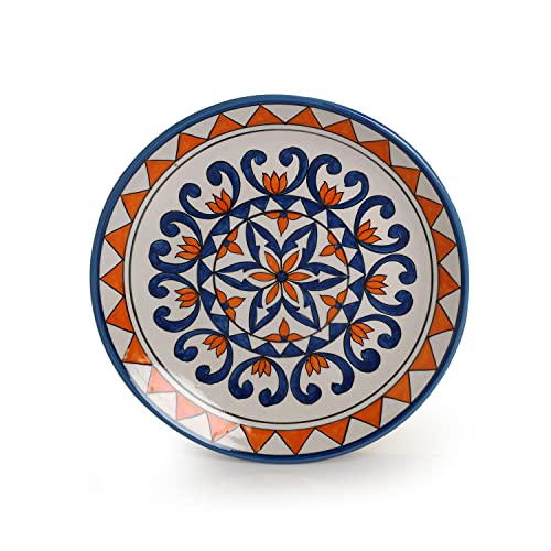 Image of ExclusiveLane 'Star Light' Ceramic Decorative Wall Plates Decor Hanging For Living Room Home Decoration Items (10 Inch, Handpainted)