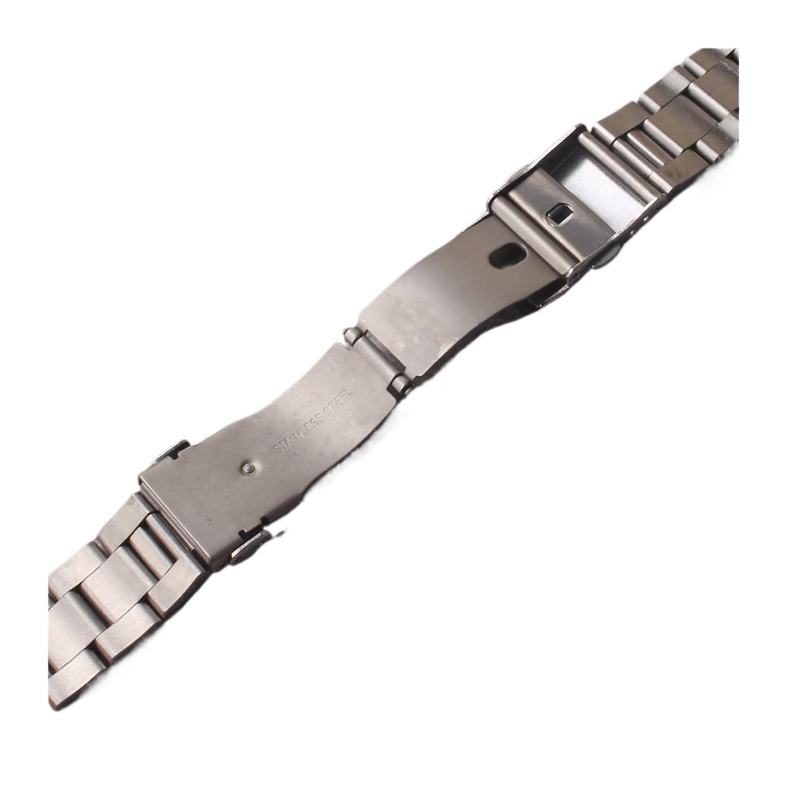 INEOUT Bracelets De Montre Bracelet De Montre En Acier Inoxydable 20mm 22mm 24mm Liens Solides Extrémités Droites Avec Fermoir De Sécurité Bracelet Boucle Ceinture Bracelet Mat