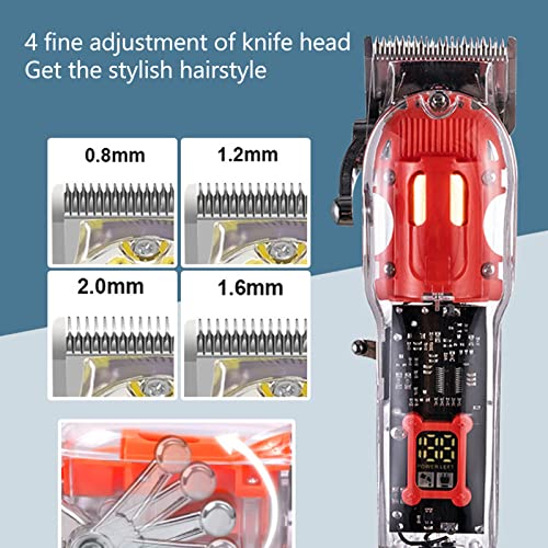 Aparador de Cabelo, Aparador de Cabelo Elétrico Com Cabo Confortável e Baixo Ruído e Alta Nitidez pa