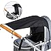 Stroller Sun Shade Baby Stroller Sun Cover,Universal Pram Sunshade for Pushchair, Buggy and Carrycot, Suns Strollers with U-V Protection 50+, Suns Shade Blackout Blind Black(Color:Black)
