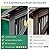 YITAHOME 10x12ft Hardtop Gazebo with Nettings and Curtains, Heavy Duty Double Roof Galvanized Steel Outdoor Combined of Vertical Stripes Roof for Patio, Backyard, Deck, Lawns, Gray