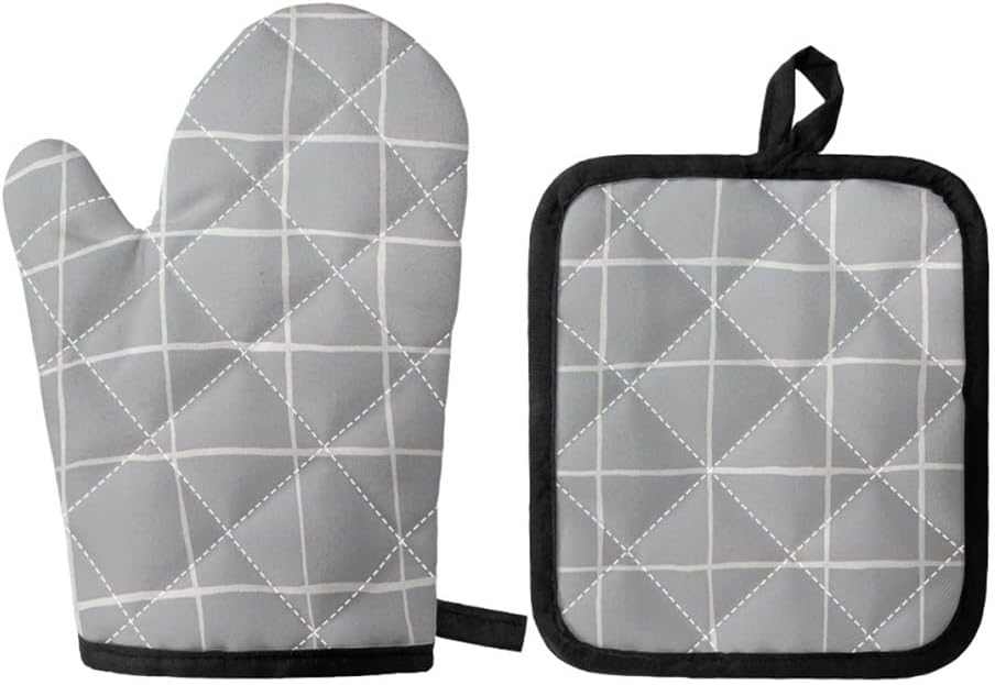 Kitchen Gloves Anti-Scald Soft Cotton Oven Steamer Mitts