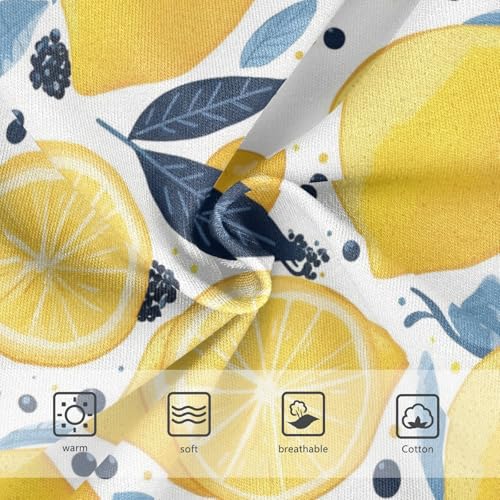 Wusikd Lemons Girls' Underwear Cotton Polka Dot Blue Girls Briefs Soft Toddler Underwear 2T3