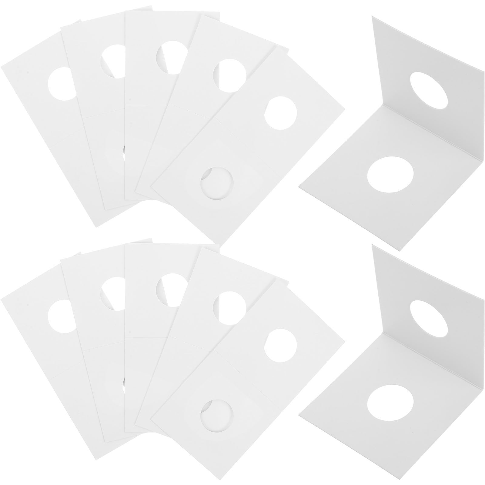 400piezas Porta Monedas Transparente Práctico para Coleccionistas, Clips de Papel Duradero Diseño Protector para Exhibiciones y Almacenamiento de Monedas