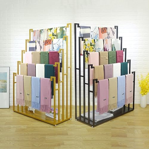 Scarf Hanger Organizer - Space-Saving Solution for Clothing Accessories, Ideal for Retail and Home Storage