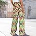 Shusuen Women Casual High Waist Wide Leg Pants 2026 Summer Long Palazzo Pants Pocket Lounge Beach Vacation Clothes Trousers（3-Light Green,Medium）