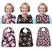 3 Pack Adult Bib for Eating Washable Reusable Waterproof Clothing Protector with Optional Crumb Catcher 30" x 19.5" Women (3 Pack)