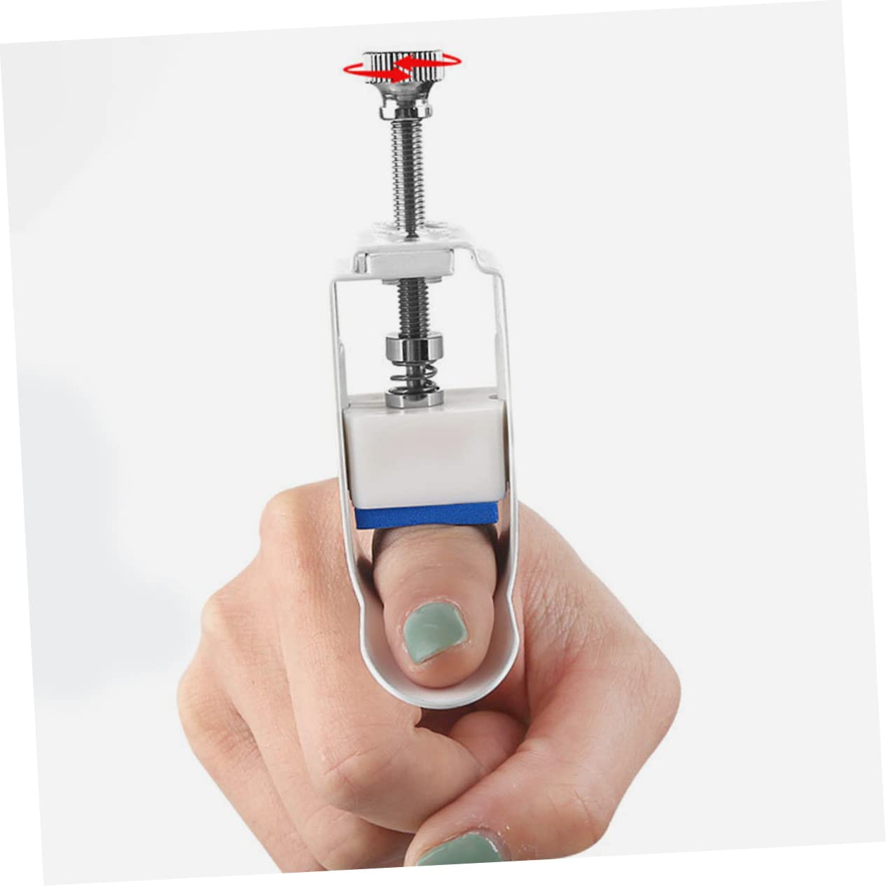 Adjustable Finger Straightener Wear-resistant Convenient Finger Splint for Joint Injury Relief Portable Professional for Proper Phalange Positioning