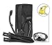SealBuddy FIJI Panoramic Snorkel set ~ Adult and Junior Diving/Snorkeling Kit - Dry Top Snorkel, Trek Fin, Premium Travel Gear Bag, (Solid/Black, Large/XL Size 8 to 12)