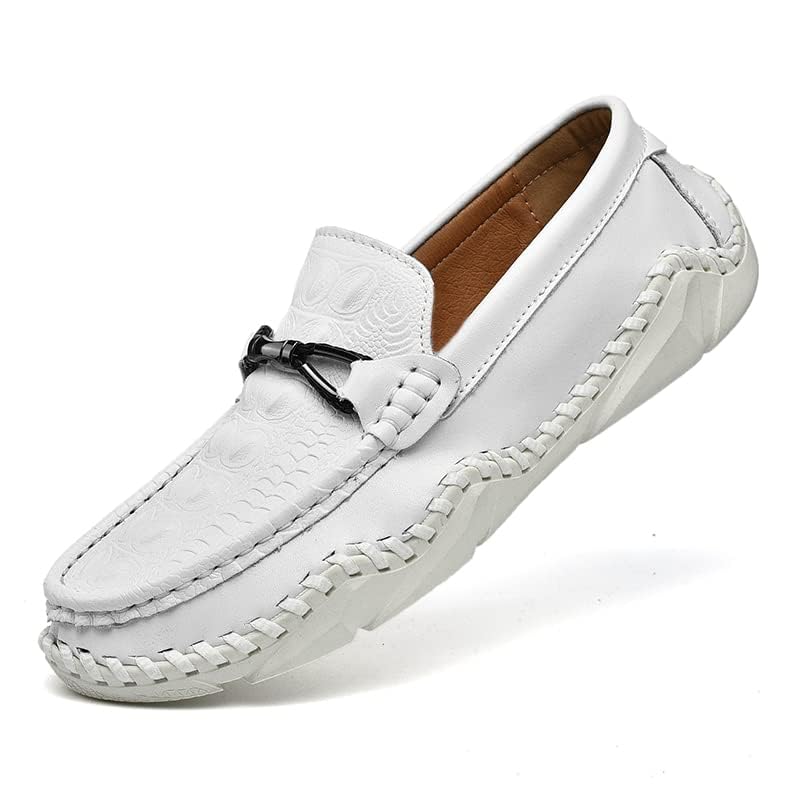 Men’s Casual Leather Fashion Slip On Loafers Shoes Moccasins Driving Shoes Hand-Made Dress Shoes Soft2