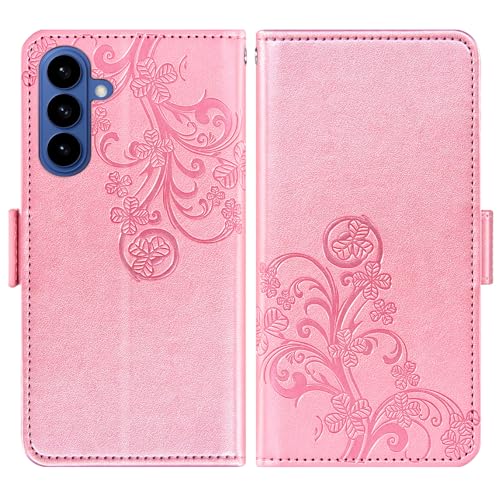 Asuwish Compatible with Samsung Galaxy S26 Plus 5G Wallet Case and Tempered Glass Screen Protector Flip Purse Wrist Strap Credit Card Holder Stand Cell Phone Cover for S26Plus 26S + S 26 26+ Rose Gold by Asuwish - Used condition - Image 6