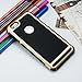 iPhone 6 Case, iPhone 6S Case, DACHUI Apple iPhone 6S Cover Slim Case Protective Double Color Back Shell Bumper Case Durable TPU Cover for iPhone 6/6S (Black+Gold)