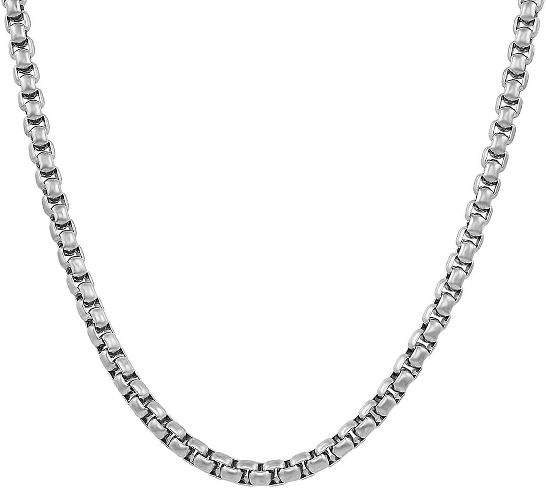 Elegant Statement Necklace Stainless Steel Chain