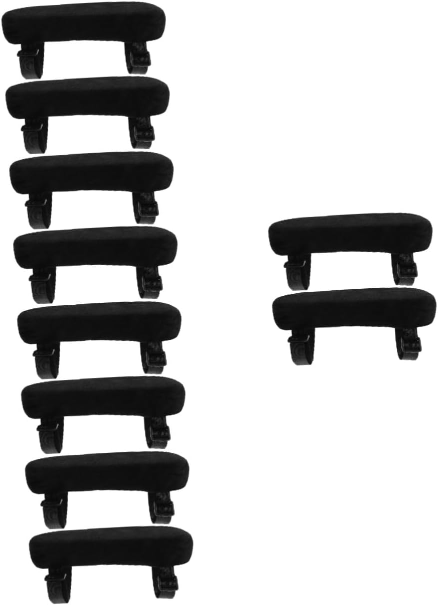 VILLCASE 10pcs Chair Arm Pads Comfortable Memory Armrest Cushion for Office Home Use Height Fit for Elbows Arms