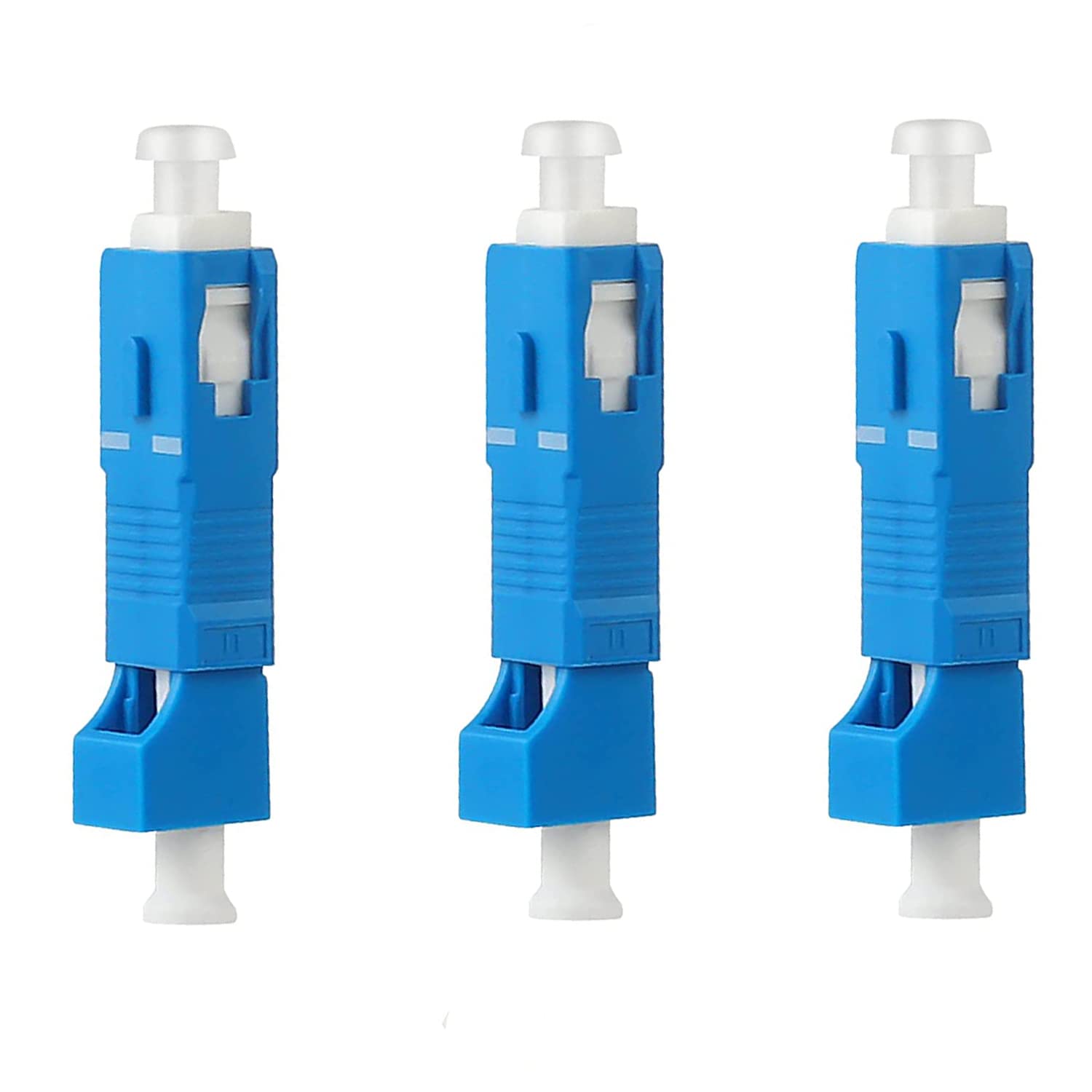 8-Pack Singlemode SC/UPC Male to LC/UPC Female Adapter Fiber Optic Connector FTTH Adaptor Convertor for Visual Fault Locator Single Mode 9/125um Optical Adapter for VFL