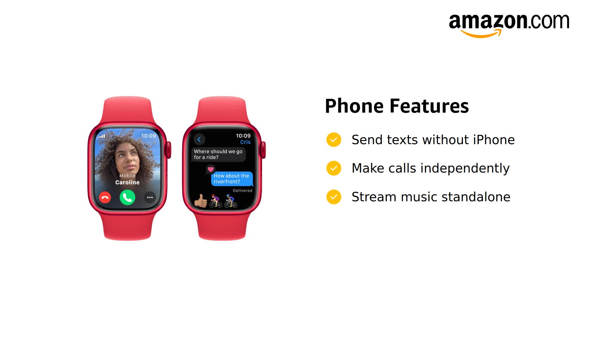 Amazon.com: Apple Watch Series 9 [GPS + Cellular, 41mm