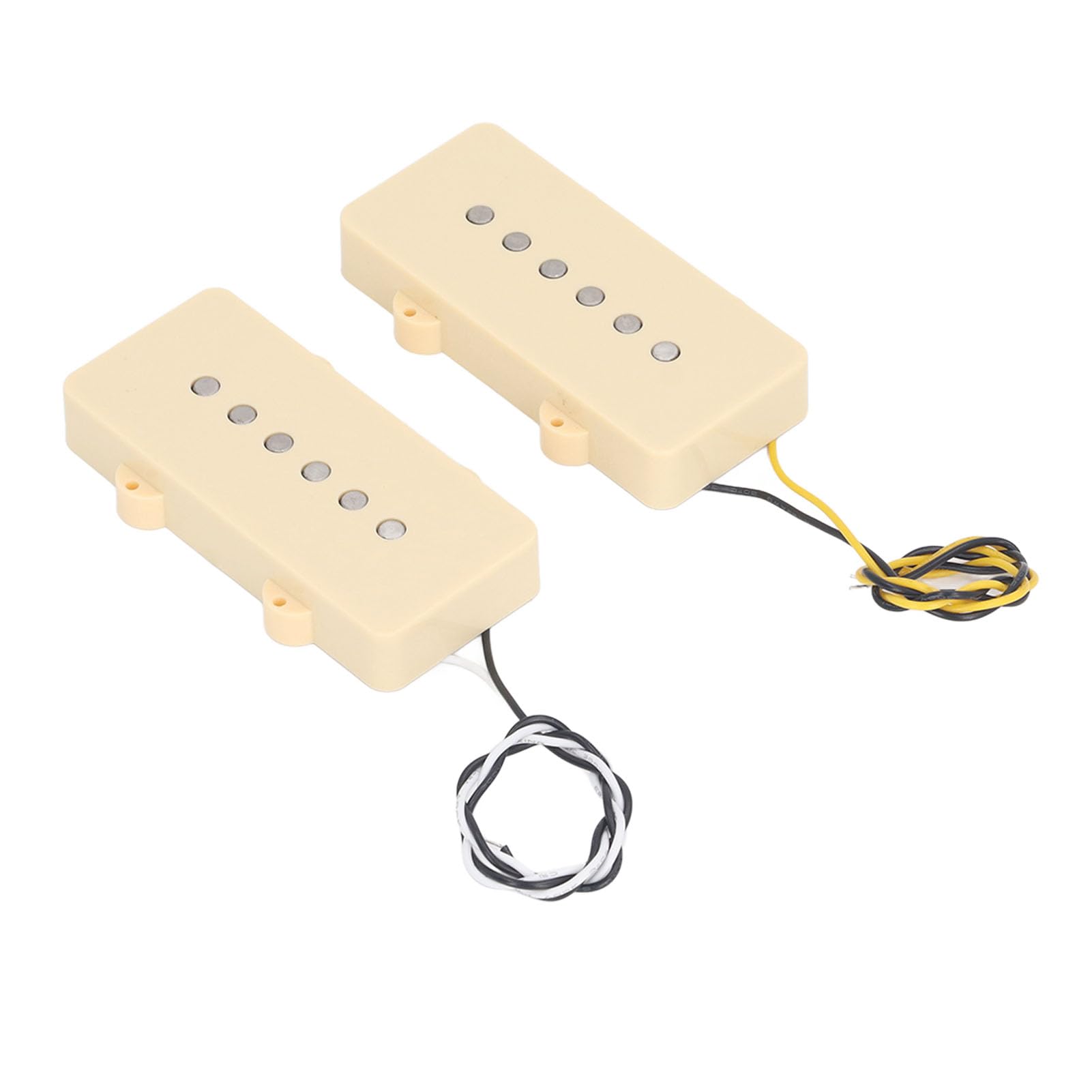 Generic Set di Pickup per Chitarra Elettrica Alnico 5 da 2 Pezzi Suono Migliorato per Chitarre Elettriche Jazzmaster