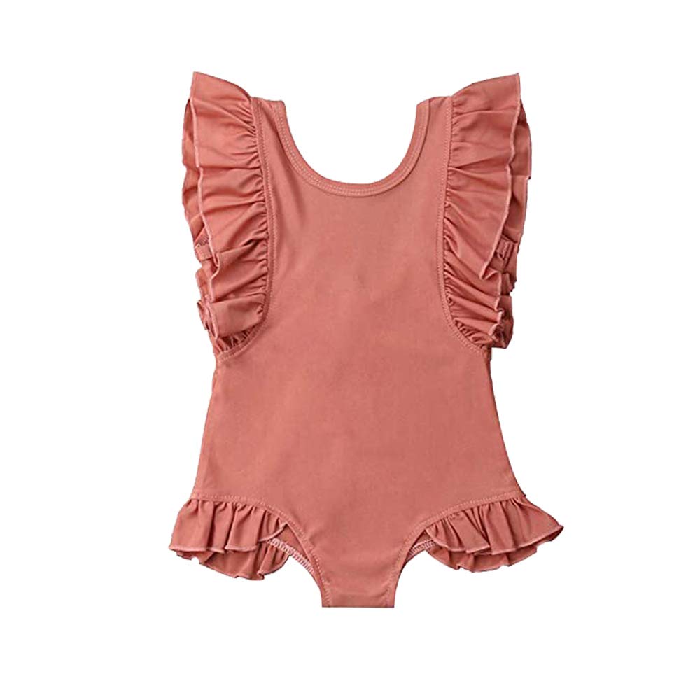 One-Piece Infant Toddler Baby Girl Summer Swimsuit Watermelon Leopard Ruffle Swimwear Bikini Bathing Suit