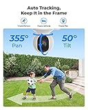 Reolink 4K PTZ PoE Security Camera Outdoor with Motion Spotlights, 3X Optical Zoom, 360° Pan 50° Tilt, Person/Vehicle/Pet Detection, Auto Tracking, Color Night Vision, Two-Way Audio- E1 Outdoor PoE - Image 2