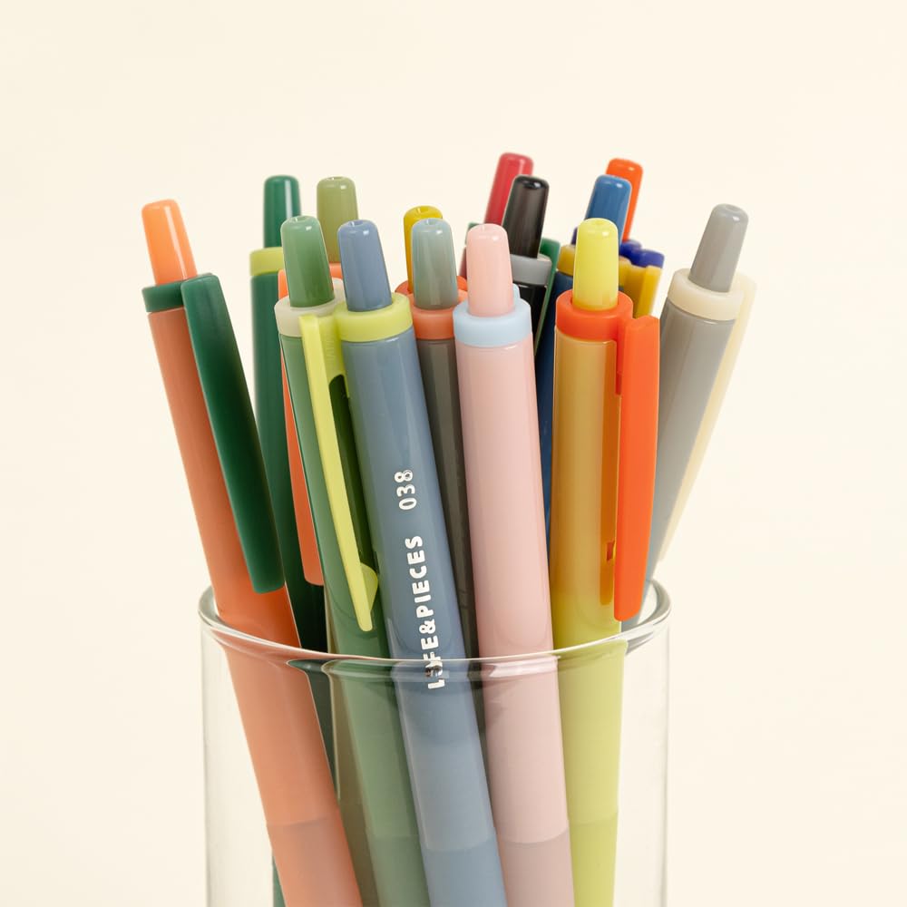 Korea Life Pieces 0 38 mm Colorful Gel Pen for Drawing Writting Made in Korea MAUVE — view 7