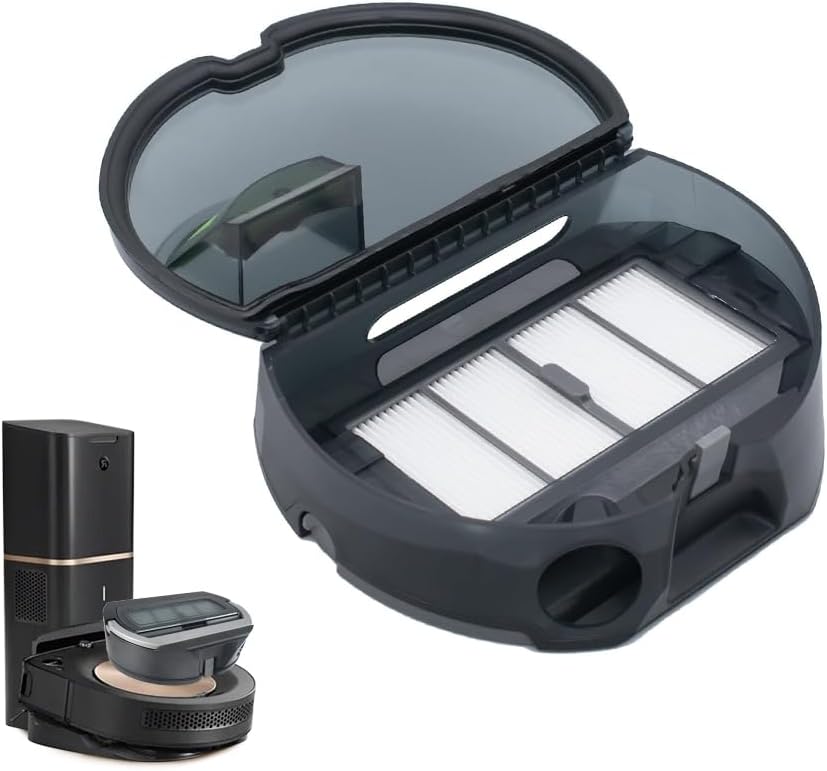 Dust Box Filter Dust Bin for iRobot Roomba S9/S9+/S9 Plus Vacuum Cleaner Dust Collection Box Accessories Replace Parts